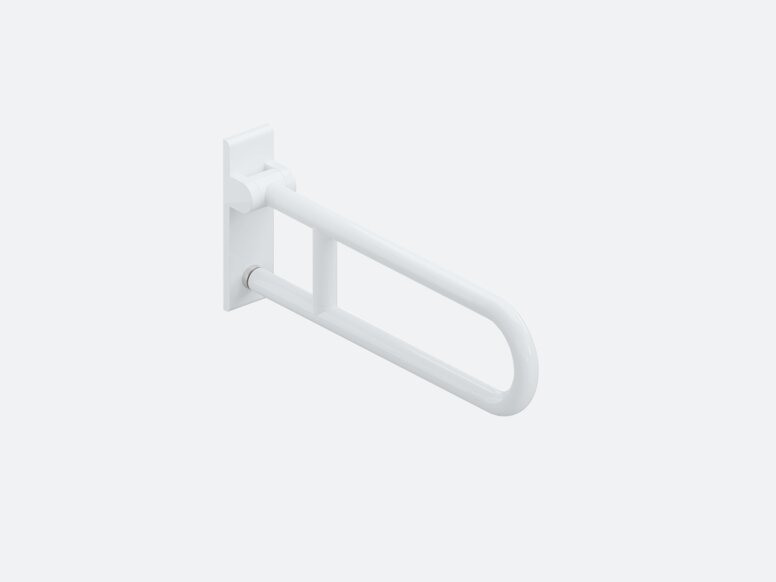 Hinged support handle