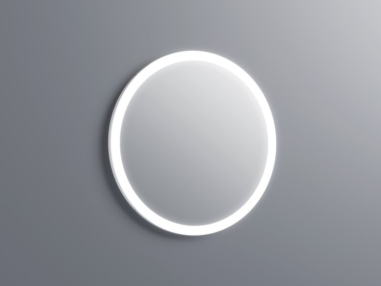 Illuminated LED mirror